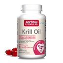 Jarrow Formulas Krill Oil - 120 Softgels - Phospholipid Omega-3 Complex med Astaxanthin - Kan støtte Lipid Management, Brain Function & Metabolisme - 60 Serveringer