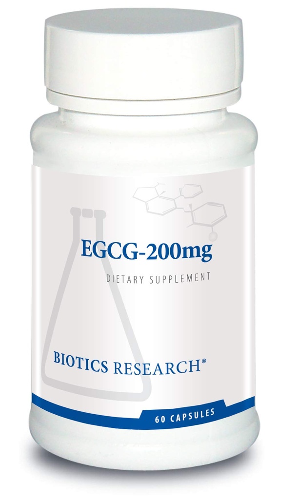Bioetik Forskning EGCG 200 mg Green Tea Extract, Camellia sinensis, 50% EGCG, Polyphenoler, Cardiovaskulær Support, Neurobeskyttelse, Sund immunfunktion, Opretholde sund metabolisme, 60 kapsler