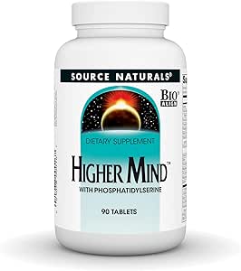 Source Naturals Højere sind, med Phosphatidylserin - 90 tabletter