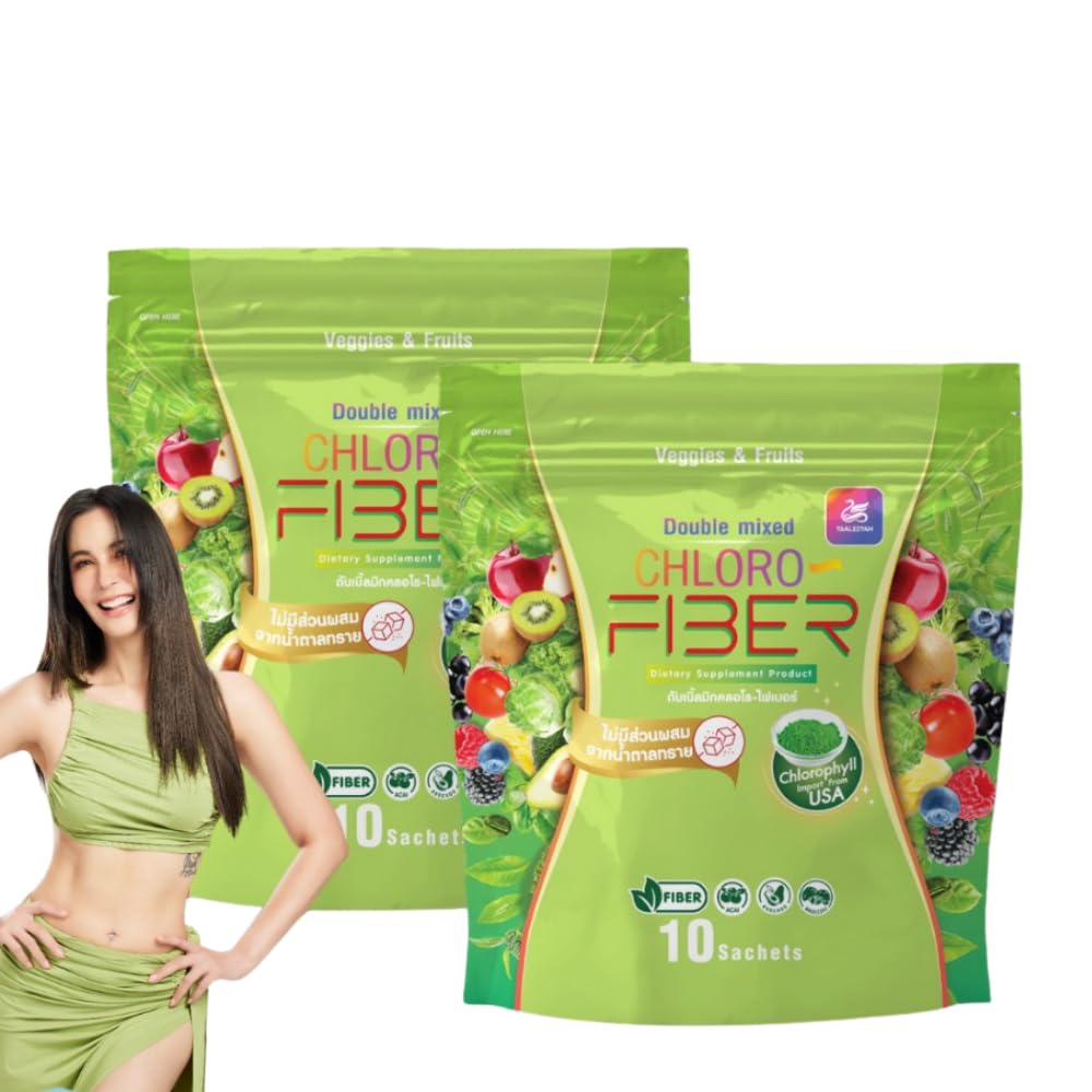 Generisk YaaleeyaDouble blandet chloro-fibre Veggies & Frugter 1Pcs 10 poser, Set 2Pcs.