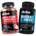 DR. BO ACV Gummies & Water Away Pills - 1000MG Apple Cider Vincious Gummies & Water Retention Diuretics til fordøjelse, Gut Health, Mave Bloating & Ben Hævelse