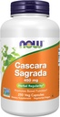 Now Foods Supplements, Cascara Sagrada (Rhamnus purshiana) 450 mg, Herbal Regularity *, 250 Veg Kapsler
