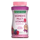 Naturens Bounty Optimal Løsninger, kvinders Multivitamin Gummies for immunforsvar, Cellular Energy Support, Knoglesundhed, Raspberry Flavor, 140 Ct