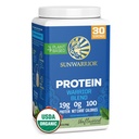 Vegansk Organisk Protein Powder Plant- baseret BCAA Aminosyrer Hemp Seed Soy Free Dairy Free Gluten Free Synthetic Free NON- GROMED 124; Unflavored 30 Serveringer Budd124; Warrior Blend by Sunwarrior