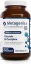 Metagenics Vitamin B-Complex - Active B6 & B12 Vitamins with Folate - Supports Energy Metabolism, Stress Response, Homocysteine Balance & Nervous System Health - Vegetarian & Gluten-Free - 180 Tablets