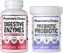 Lægens CHOICE Prebiotic- Probiotic + fordøjelsesenzymer 60CT - fordøjelsessygdomme Bundle