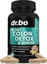 Colon Cleanser Detox til Vægt Flush - 15 dages Colon Cleanse piller med ingefær - Hurtig Natural Laxative, Forstoppelse Relief, tarmbevægelse Kosttilskud til Intestinal Mave Bloating Gut Loss Support