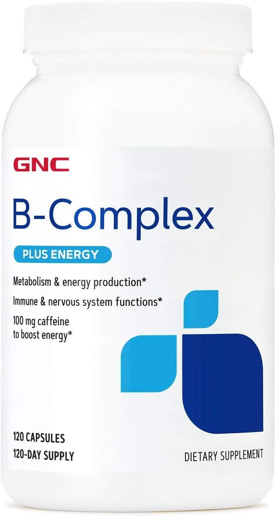 GNC B- Complex Plus Energy against 124; Metabolisme og energiproduktion against 124; 120