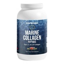 Hydrolyseret Marine Collagen Peptider Pulver. Canadisk Wild- fanget fisk hud (ikke skalaer) -Colageno Hidrolizado en Polvo- Vital Protein Supplement for hud, hår, joints og fordøjelse, Marine pulver (1 kg)