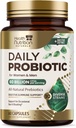 Probiotika 60 Millioner CFU + 10 Strops - Daglig Probiotisk Lactobacillus Blend til immunforsvar, fordøjelse & Gut Health Support, Prebiotika og Probiotika, Gas & Bloating for Kvinder & Mænd - 60 Kapsler