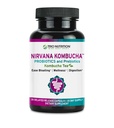 TRIO Nirvana Kombucha - Multi- Strain Probiotika & Prebiotic Blend med Organic Tea - Forsinket -Release kapsler til fordøjelse & immunforsvar - Bloating Relief - Naturlig pH balance