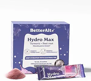 Bedre Alt Hydromax Fast Hydration Electrolyte Powder Packets, Sour Candy, Hydration Drikke med hurtig Absorbstion, 30 Single-Serving Powder Packets