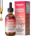 Cortisol Kosttilskud til kvinder, Cortisol Wellness Liquid Drops, 16 i 1 Cortisol Detox Reducer w. Ashwagandha, Magnesium, L- Theanine, Folate for Afslapning & Hormone Balance, Jordbær