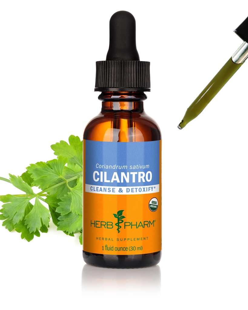 Herb Pharm Certified Organic Cilantro Extract til rensning og afgiftning support - 1 Ounce