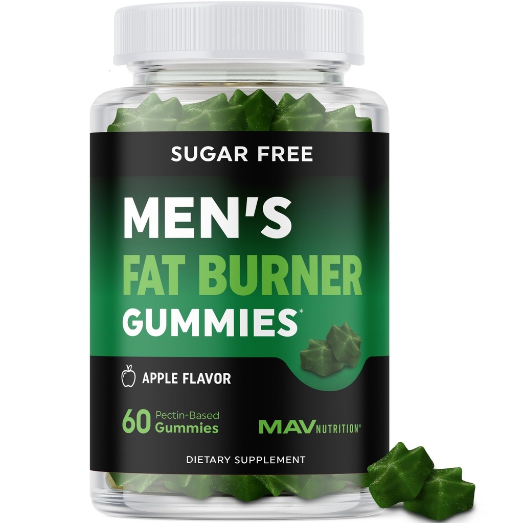 Mænds Fat Burner Gummies for Weight Loss