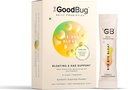 Prebiotic + Probiotic Gut Health Bloating Relief for mænd og kvinder - Hjælper med gas, bloat & fordøjelsessundhed - Boost immunitet med pebermynte & inulin, Synbiotic Fiber Powder, 2.5 Bn CFU - 30 Days Pack