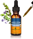 Herb Pharm Certified Organic Skullcap Liquid Extract for Nervesystemet Support, Organic Cane Alkohol, 1 Ounce