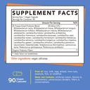 Gutcha Probiotika, 20 milliarder til mænd og kvinder, 25 Stammer + Prebiotic Fiber til Gut Health, immunforsvar, fordøjelsesstøtte, frysetørret, forsinket-frigivelse, Shelf- Stable, 90 Vegan Caps