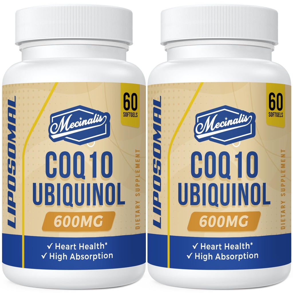Liposomal CoQ10 Ubiquinol 600 mg Softgels