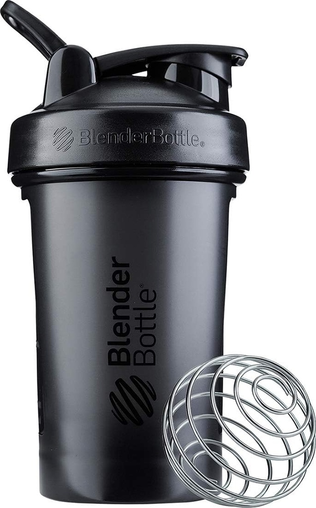 BlenderFlaske Classic V2 Shaker Flaske Perfekt til Protein Shakes og Pre Workout, 20-Ounce, Sort