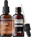 Chaga Tincture, Wild Hartered Chaga Extract (Inonotus obliquus) Tørret svampe