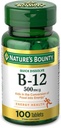 Nature 's Bounty Vitamin B- 12 500 mcg, 100 Greve (pakke med 2)