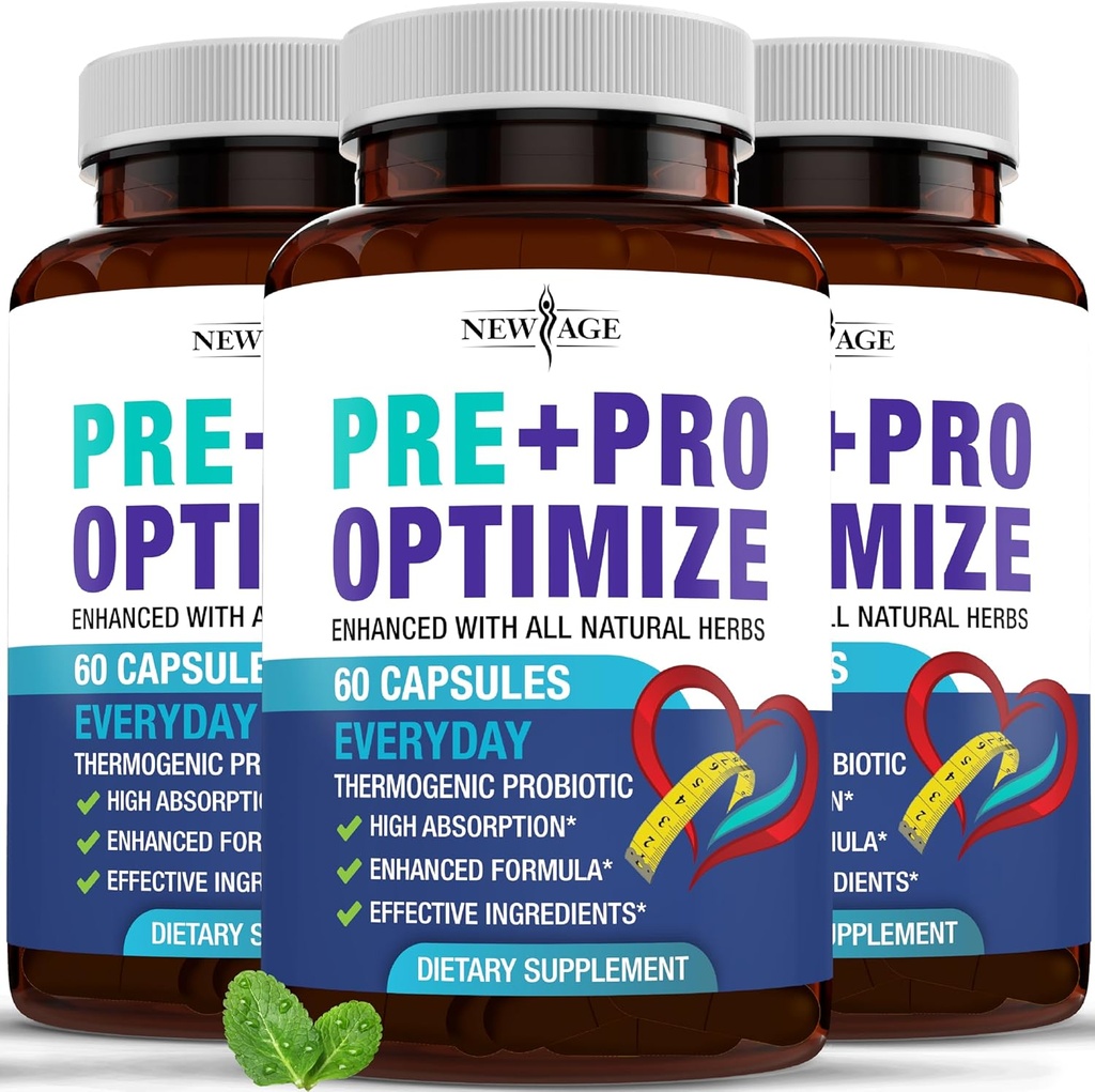 Pro Optimer Probiotika til kvinder, Menopause, 70 Millioner CFU, fordøjelsessygdomme - Støtte til bloating, Hot Flashs, fælles støtte, nat sweats - Gut Health & Metabolisme - Dong Quai (180 (Pack of 3))