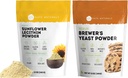 Kate Naturals Sunflower Lecithin Powder (4oz) & Brewers Gær (12oz) Bundle
