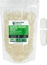 XPRS Nutra Delayed Release Størrelse 0 Tomme kapsler - 1000 Tomme Veganske kapsler - Vegetariske piller - DIY Vegetabilske Kapsler Fyldning - Filtable Veggie Gel Caps for Do- It- Yourself Kosttilskud