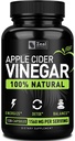 Zeal Naturals Natural Raw Apple Cider Vinarea Kapsler (1560mg • 124; 120 Kapsler) Apple Cider Vinarea Pills w Cayenne Pepper, Cleanse, Appetite Suppressant & fordøjelsesstøtte
