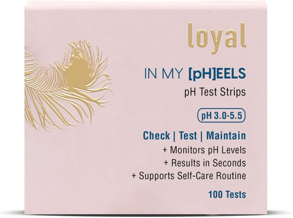 Loyal in My [PH] EELS Feminine pH Test Strips 3-5.5 | Monitors pH Levels | Results in Seconds | Supports Self-Care Routine (100 Tests)