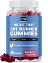Natlige tid Fat Burner Gummier, Sleep Support & Weight Loss Supplementary 124; Slimming Hunger Suppressant & Metabolisme Booster, Shred Belly Fat, mens du sover 124; Nighttime Diet Gummies for kvinder & mænd 60ct