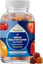 Phytoral Natural Multivitamin for Mænd Gummies med zink - Vitamin D C A & Biotin B6 B12 Fuldt sundhedstillæg