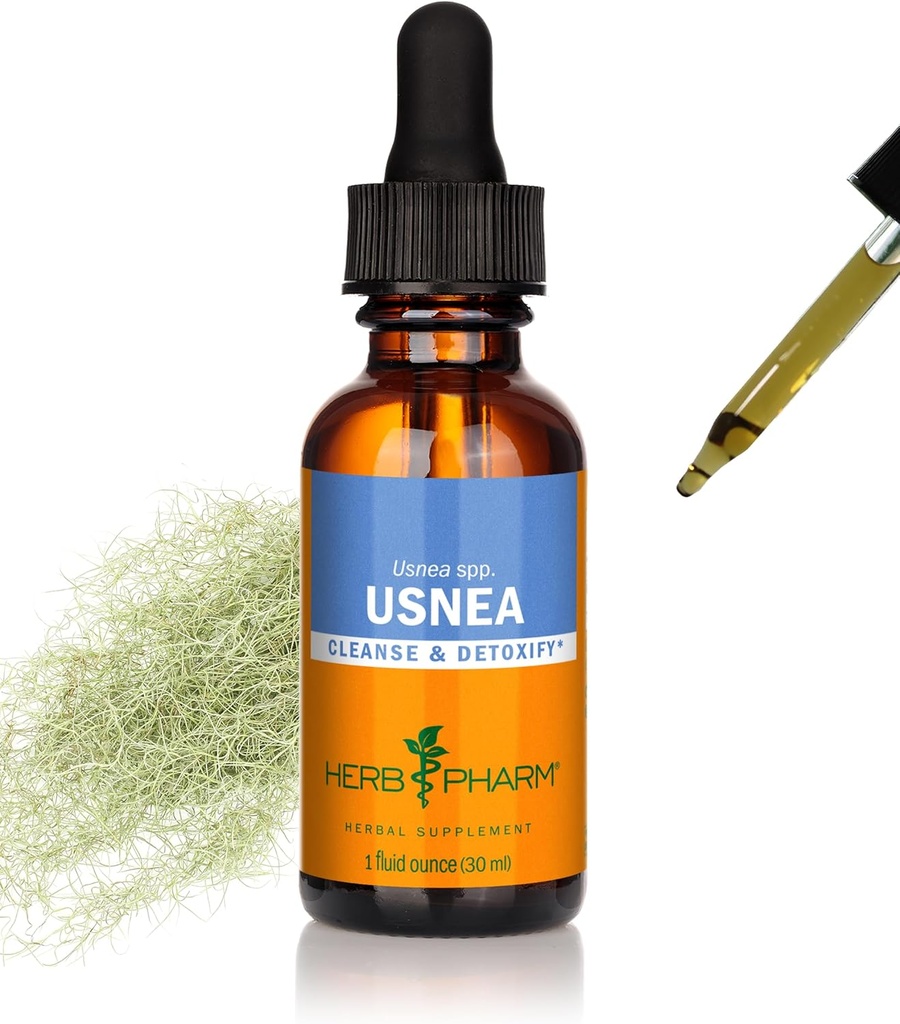 Herb Pharm Usnea Liquid Extract til rensning og afgiftning - 1 Ounce (DUSNEA01)