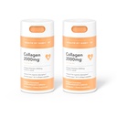 Sundhed ved Habit Collagen Supplement 2 Pack (120 kapsler) - C-vitamin & E-vitamin, 2000mg, Collagen Peptider, Superior Absorption, Support Your Skin, Non- GMO, Sugar Free (2 Pack)