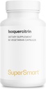 Supersmart - Alpha Glycosyl IsoQuercitrin 200mg per dag - Bioactive Quercetin EMIQ - Flavonoid Supplement- 124; Non- GMO & Gluten Free - 60 vegetariske kapsler
