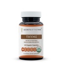 Hemmeligheder af Tribe Thyme 60 kapsler, fremstillet med vegetabilske kapsler og USDA Organic Thymus Vulgaris Toni Effect (60 kapsler)