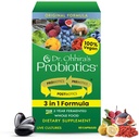 Dr. Ohhiras Probiotika Original Formel med 3 års gæret Prebiotika, Live Active Probiotika og Det eneste produkt med Postbiotiske Metabolitter, 60 kapsler