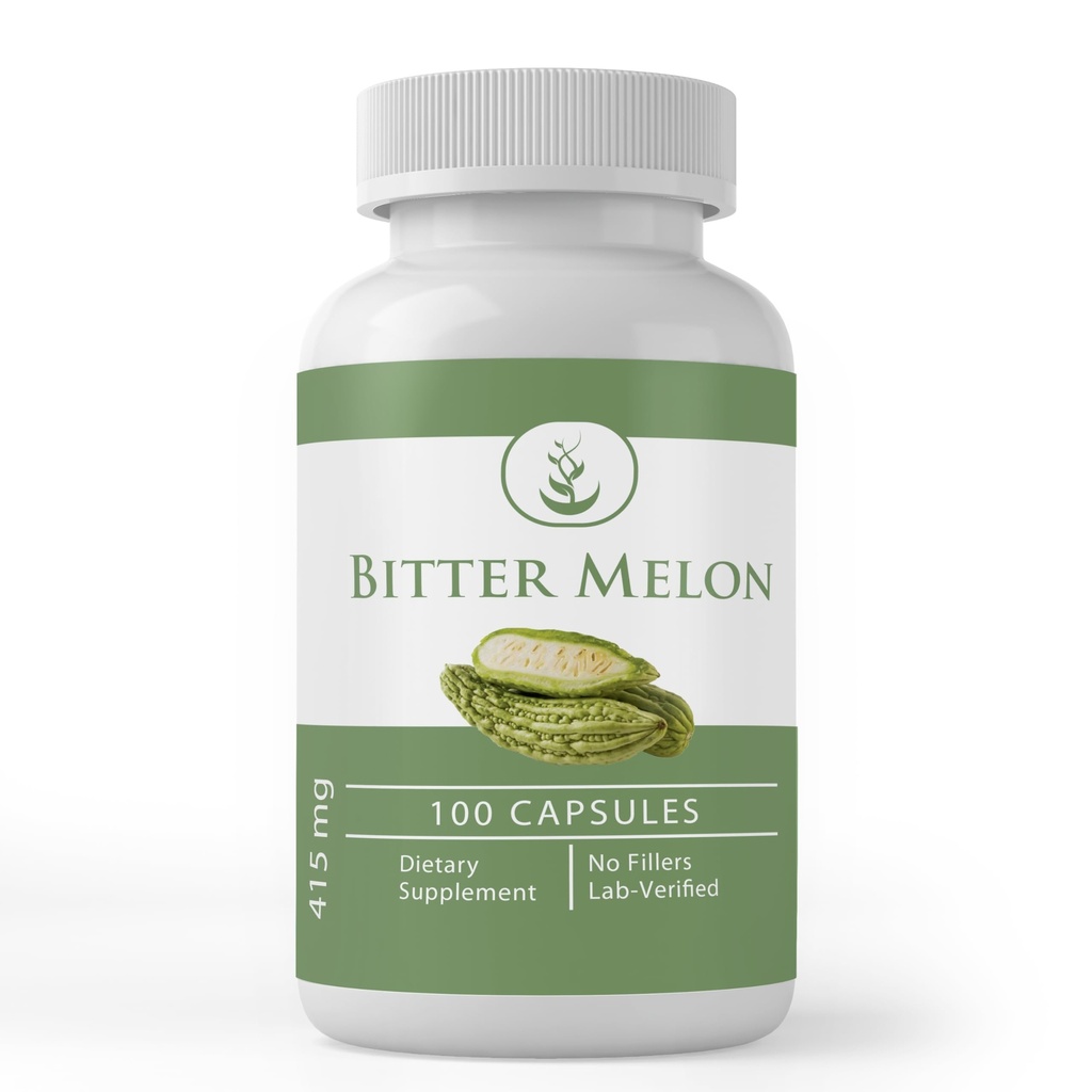Pure Original Ingredienser Bitter Melon, (100 kapsler) Altid Pure, Ingen tilsætningsstoffer eller Fillers, Lab Verified