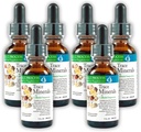 Morter Trace Minerals in Colloidal Suspension (6 Pack) Morter HealthSystem Best Process Alkaline - Nutrient Dense Trace Elements, Fulvic Minerals & Aminosyrer