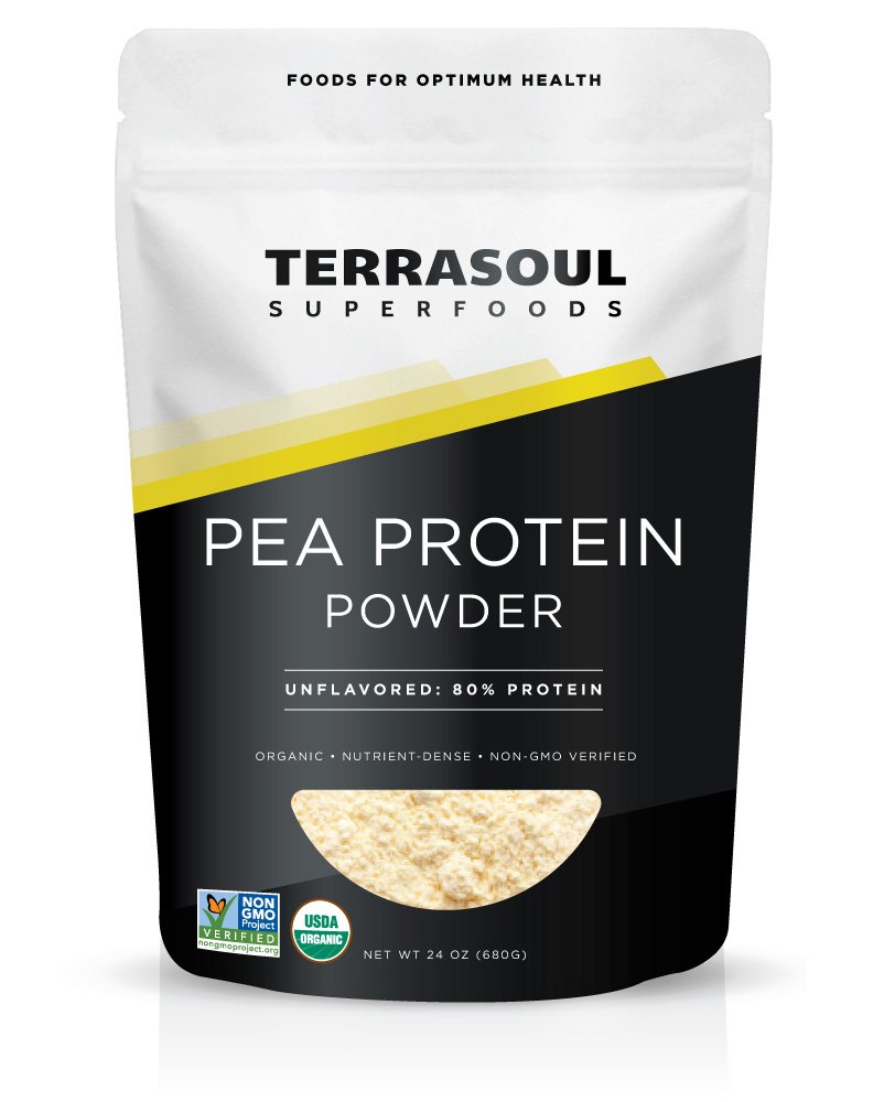 Terrasoul Superfoods Organic Pea Protein (Unflavored, Glat Texture), 1,5 pund