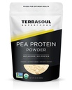 Terrasoul Superfoods Organic Pea Protein (Unflavored, Glat Texture), 1,5 pund