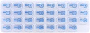 31 Dag Månedlig Pill Box Organizer Planner med daglige Aftagelige Medicin Pods, Great Travel Med Dispenser