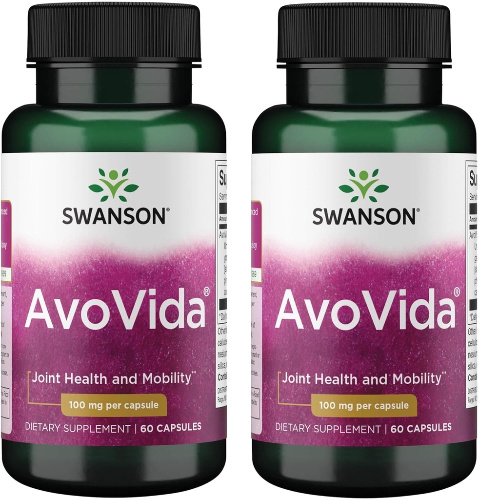Swanson Avovida 100 milligram 60 kapsler (2 pakker)