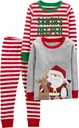 Simple glæder af Carters Baby 3-stykke Snug- fit Cotton Holiday Pajama Set