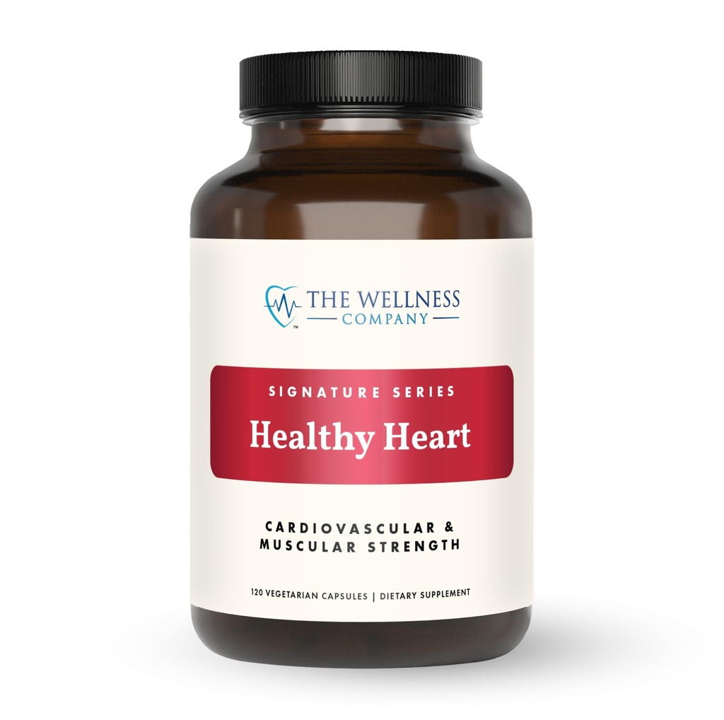The Wellness Company Sund hjerte - Kardiovaskulær Styrke, blodgennemstrømning, nitrogenoxid Produktion & Sund Kolesterol Levels - 124; 120ct (2 måneders forsyning)