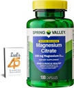 Spring Valley Magnesium Citrate • 124; Citrato de Magnesio 1000mg Capsules • 124; Bedste Magnesium supplement for kvinder • 124; Magnesium Pill • 124; 100 mg; 100 Capsules Bundle med Lanals 45 Diabetes afkodet