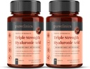 pureclinica Hyaluronsyre 300mg x 360 tabletter (2 flasker med 180 - 12 måneders forsyning). Trefoldig styrke Hyaluronsyre. 300% stærkere end nogen anden HLA tablet.