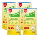 Almased Vanilla Meal Erstatning Shake - Low- Glycemic High Plant Base Protein Powder- Nutritional Weight Health Support Supplement - Vanilla Flavor - 17,6 oz (1,1 Pund (4 Pack))