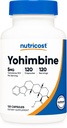 Nutricost Yohimbin HCl 5mg, 120 kapsler - Gluten Free and Non- GMO